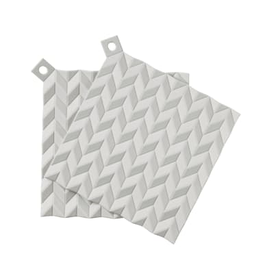 Toma ollas HOLD-ON 2 pcs. - Gris claro