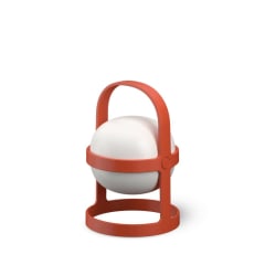 Lámpara solar circular Soft Spot - 18.5 cm - Terracotta