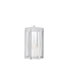 Farol Firefly - Portavela bajo - Gris Claro