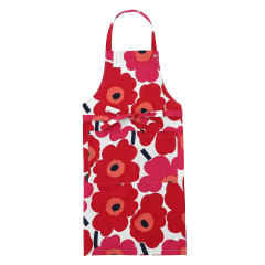 DELANTAL - PIENI UNIKKO - Blanco/Rojo