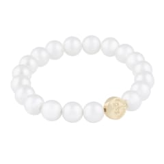 PULSERA - Laney elastic pearl_