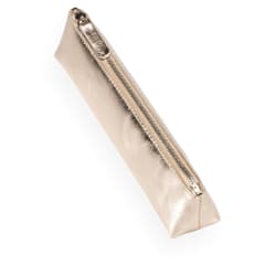 Estuche para lapices de cuero - Dorado