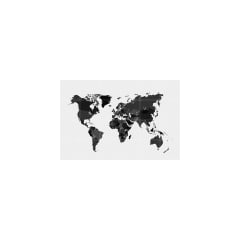 Mural IXXI The World Black & White