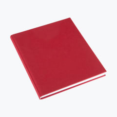 CUADERNO DE TAPA DURA - 17x20 cm - Con Linea - Rojo Rosa