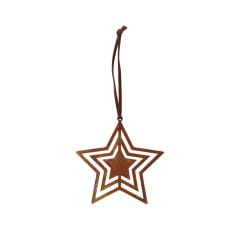 Adorno de Navidad - Estrella Rusty