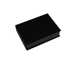 Caja Tela/Papel - A5 - Negro