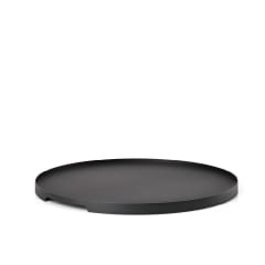 Bandeja Singles - 35 cm redonda - Negro