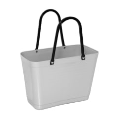 Bolso Hinza Green Plastic - Pequeño - Gris Claro