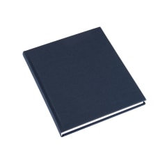 CUADERNO DE TAPA DURA - 17x20 cm - Con Linea - Azul Marino
