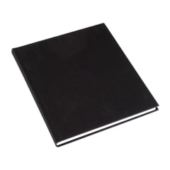 CUADERNO DE TAPA DURA - 21x24 cm - con Linea - Negro