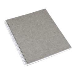 CUADERNO DE ANILLAS - A4 - Sin Linea - Gris Claro