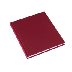 CUADERNO DE TAPA DURA - 17x20 cm - Con Linea - Rojo Rosa