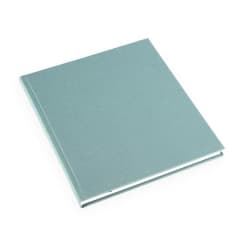 CUADERNO DE TAPA DURA - 21X20 CM - Sin Linea - Verde Claro