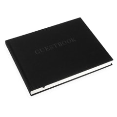 CUADERNO DE VISITA Guests&Friends - 29x22 cm - Negro