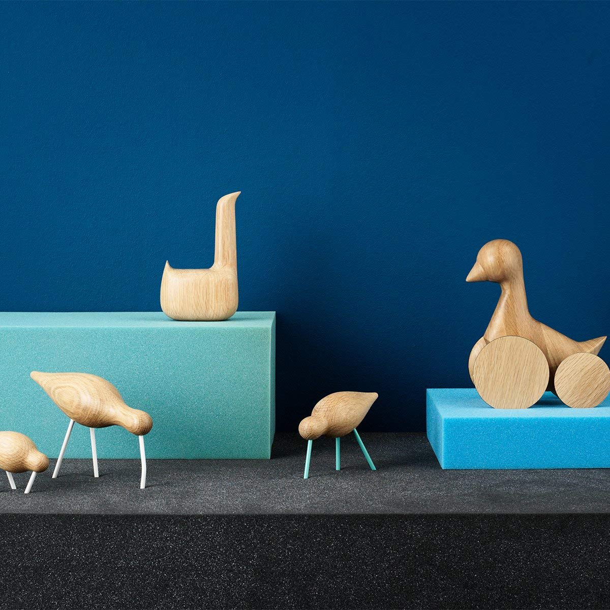 Shorebird - Mediano - Madera/Sea Blue2