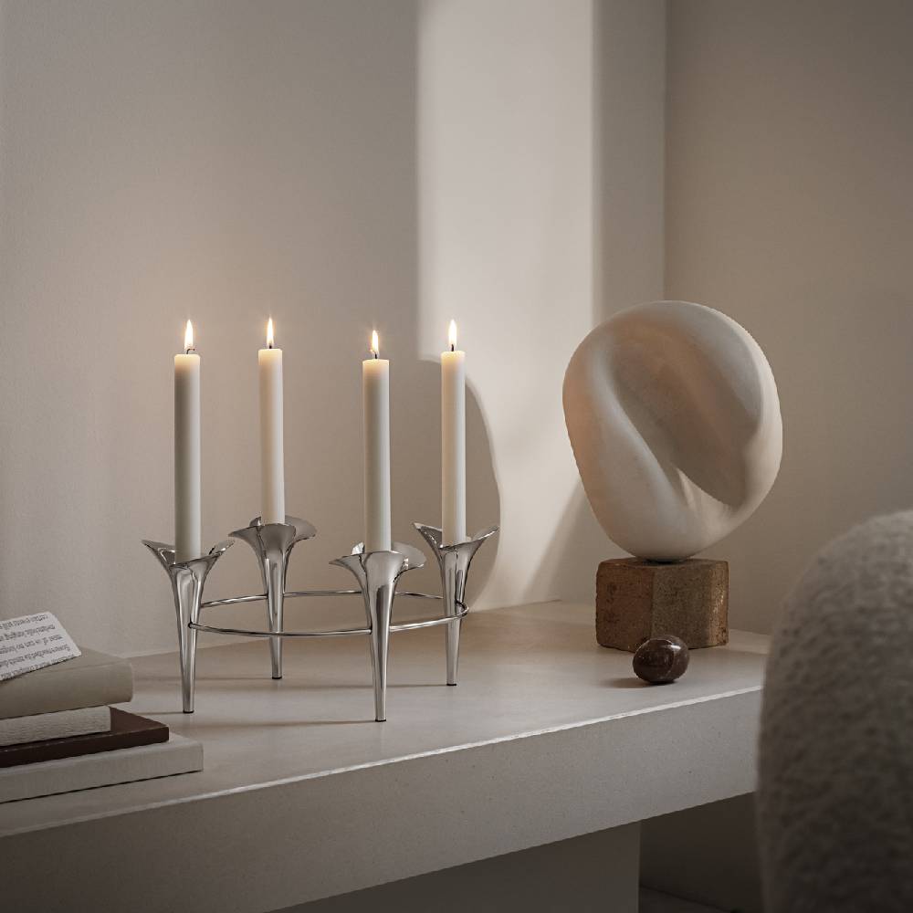 BLOOM BOTANICA - Candelabro Conico - 4 velas1
