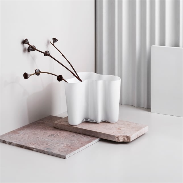 Florero Alvar Aalto - 095mm - Blanco1