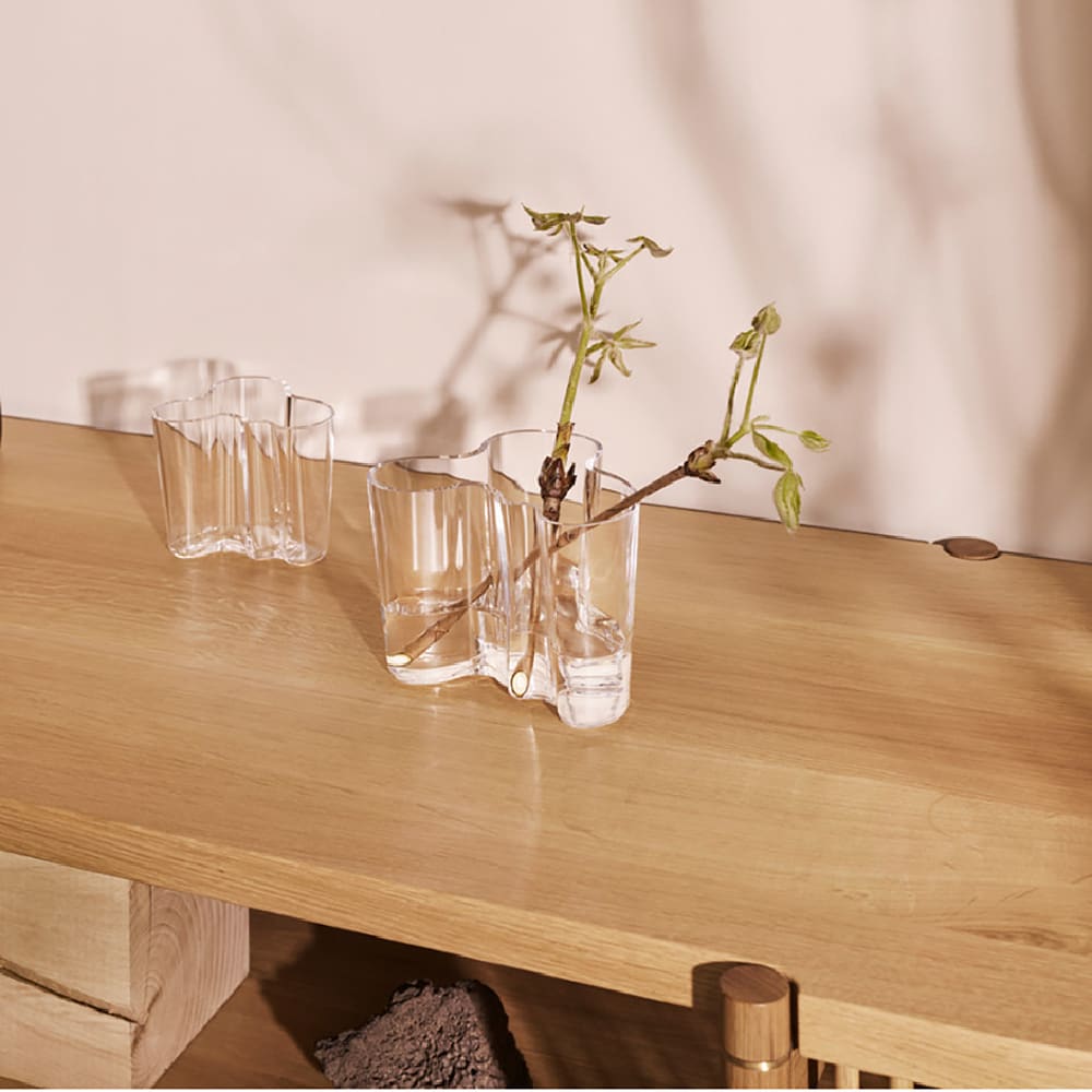 Florero Alvar Aalto - 120 mm - Transparente3
