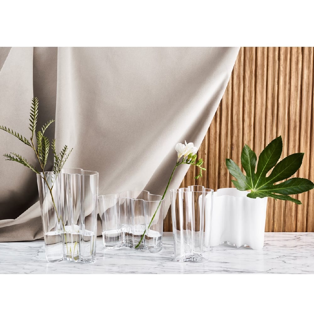 Florero Alvar Aalto - 120 mm - Blanco3