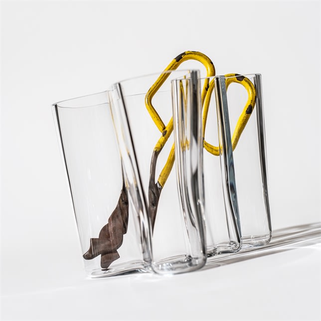 Florero Alvar Aalto - 160mm - Transparente5