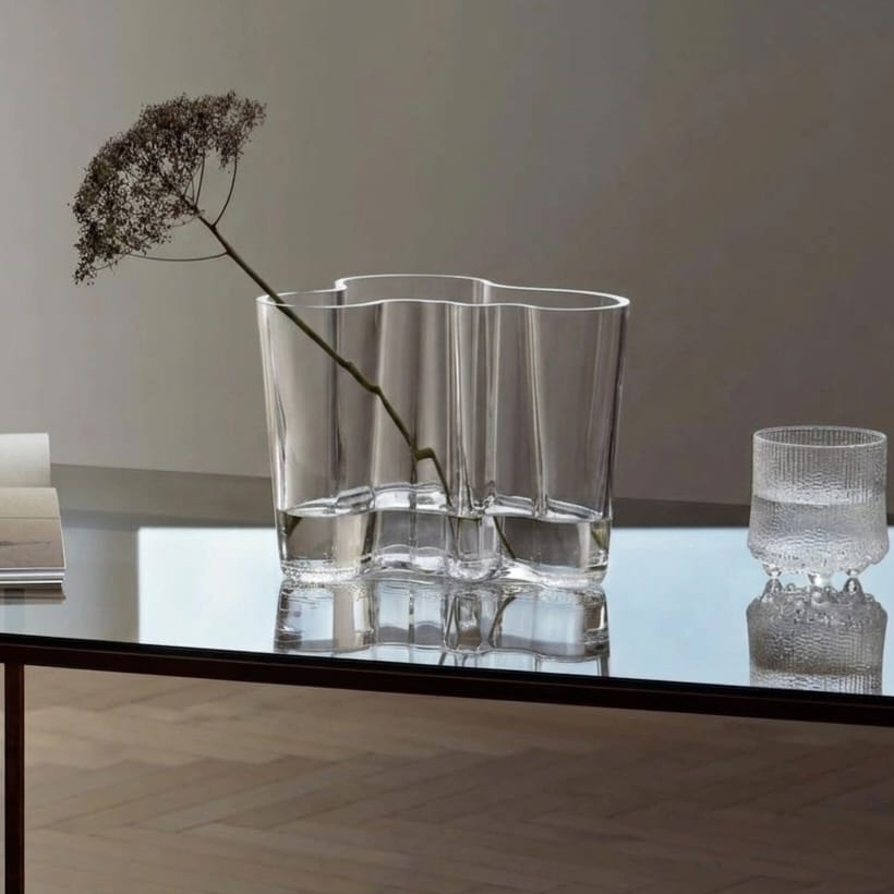 Florero Alvar Aalto - 160mm - Transparente2