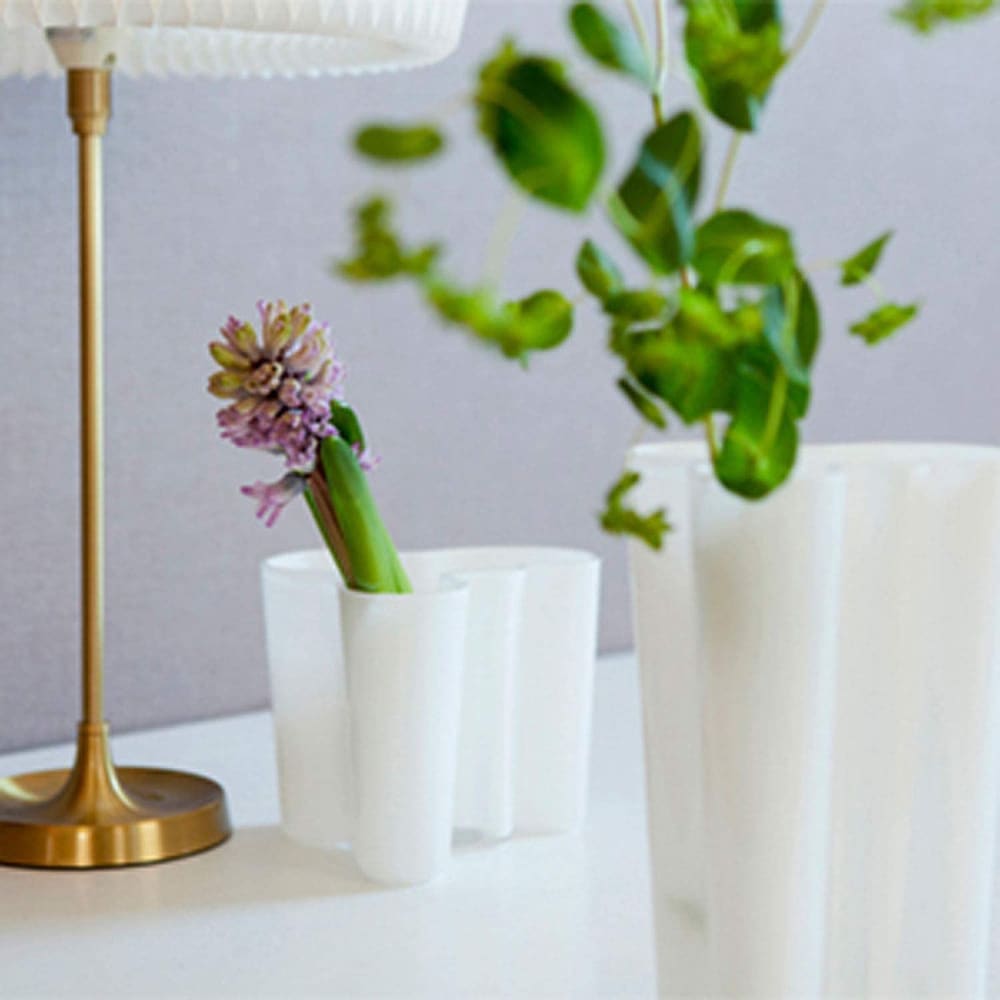Florero Alvar Aalto - 160mm - Blanco5