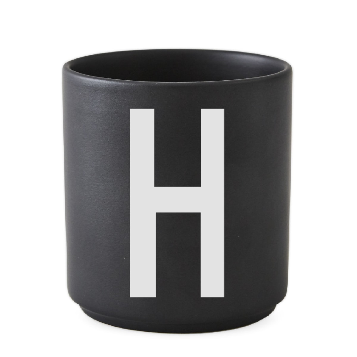 Taza de porcelana Negra2