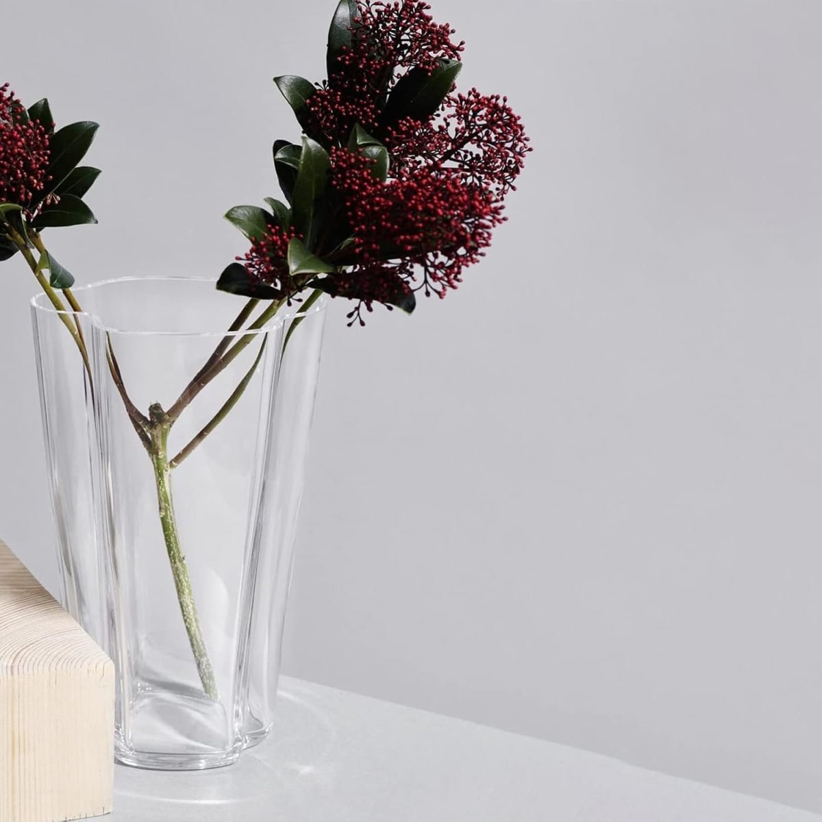 Florero Alvar Aalto - 220mm - Transparente1