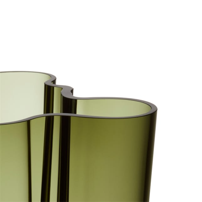 Florero Alvar Aalto - 251 mm - Verde Musgo3