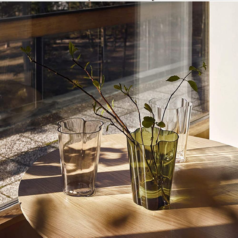 Florero Alvar Aalto - 270 mm - Verde Musgo2