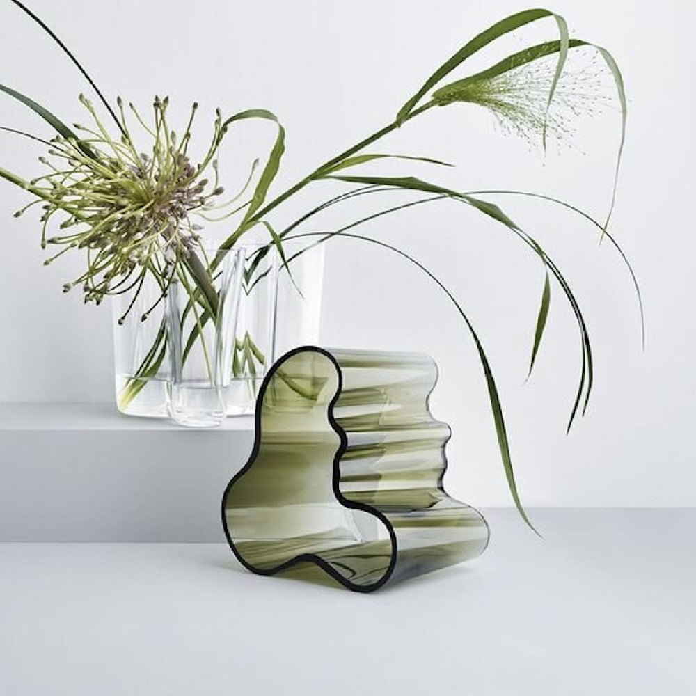 Florero Alvar Aalto - 160 mm - Verde Musgo2