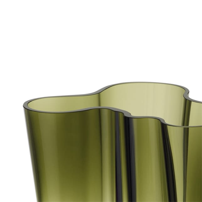 Florero Alvar Aalto - 160 mm - Verde Musgo3