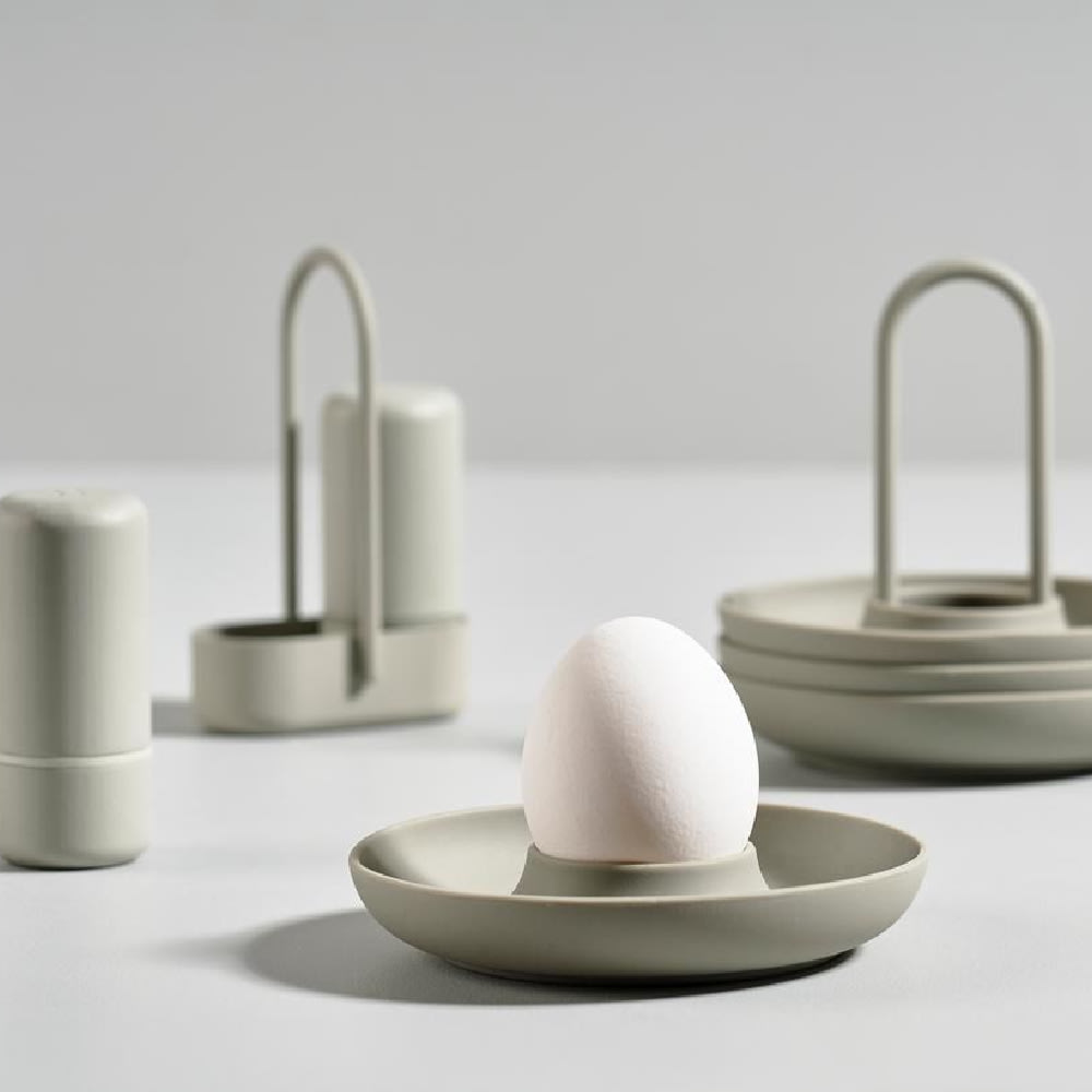 Set posa huevos - 4 pcs Gris1