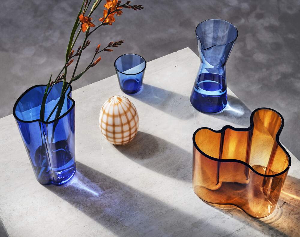 Florero Alvar Aalto - 220 mm - Azul Marino2