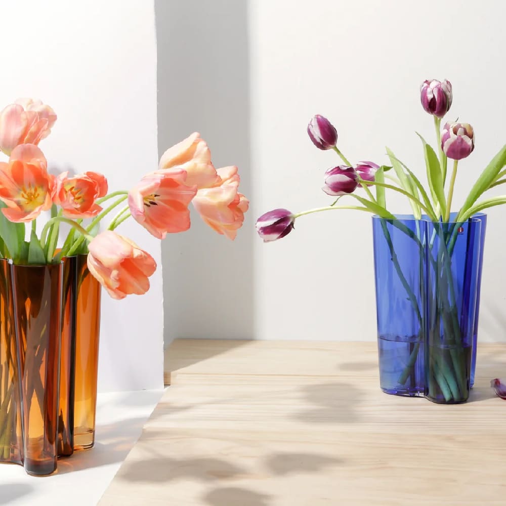Florero Alvar Aalto - 251 mm - Azul Marino2