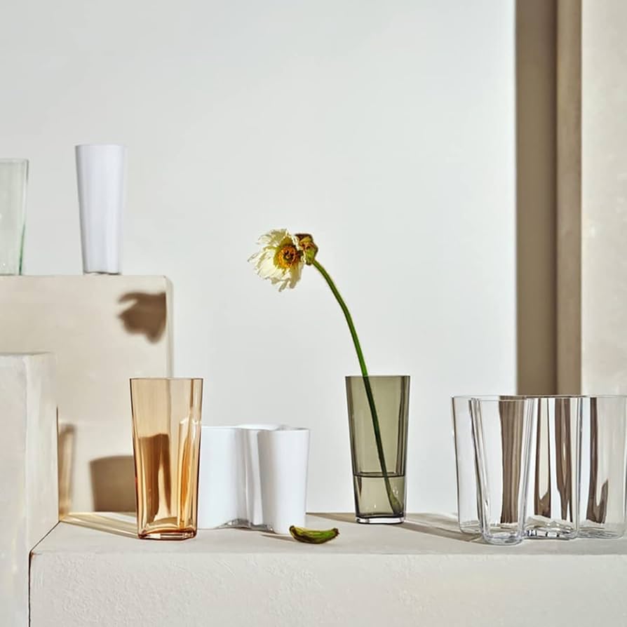Florero Alvar Aalto - 180 mm - Rio Marrón4