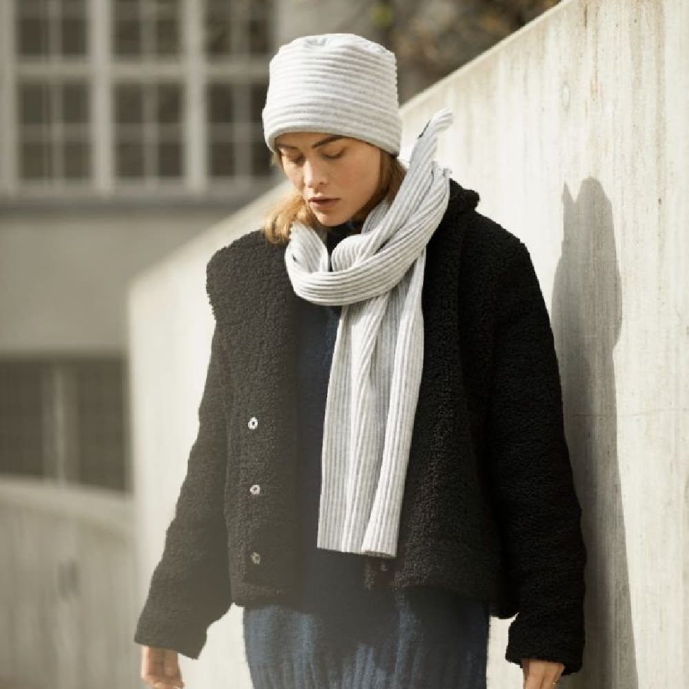 Gorro de Lana - Gris Claro3