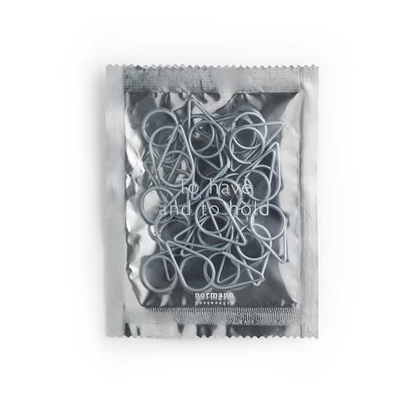 Clips de papel - 30 und. - Plateado1