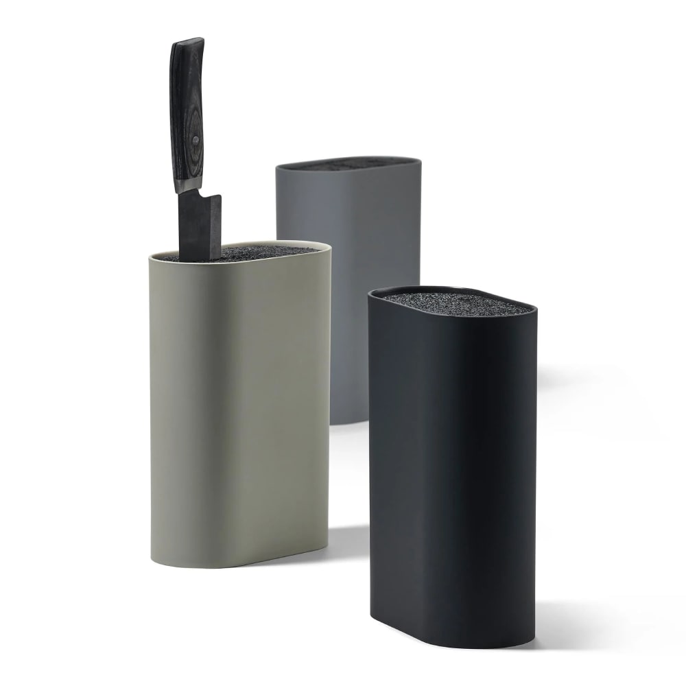 Bloque Porta Cuchillos - Singles - Gris Lodo1