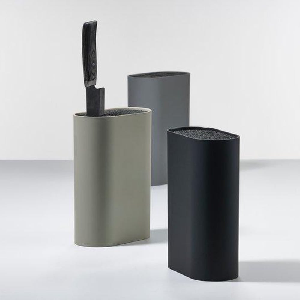 Bloque Porta Cuchillos - Singles - Gris Lodo2