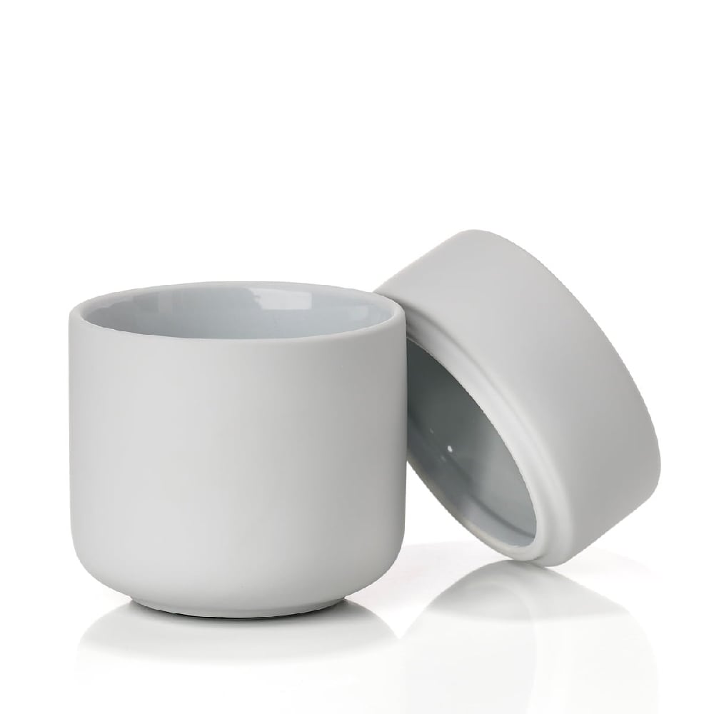 Vaso con tapa Ume - Blanco1