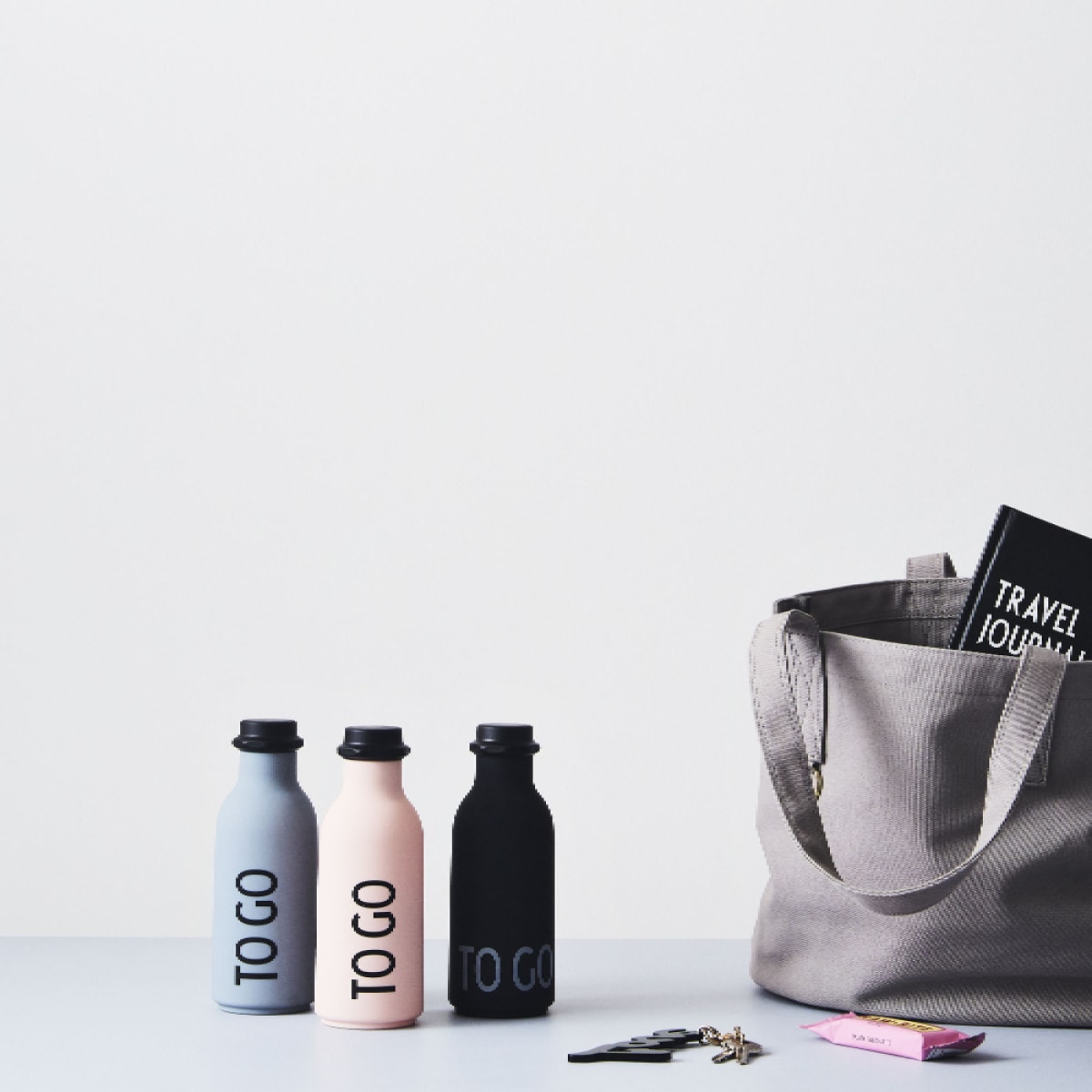 PARA IR Botella de bebida (gris)1