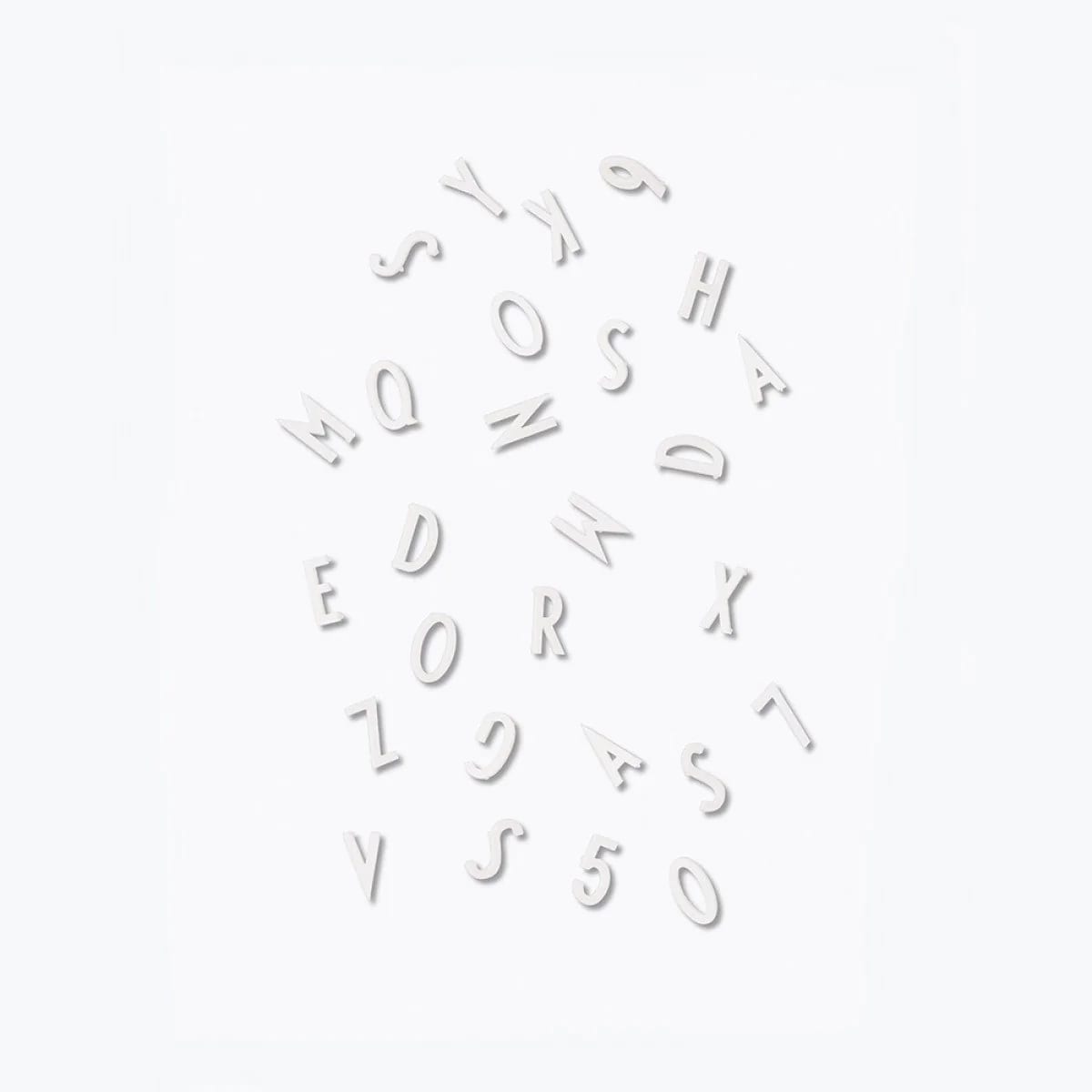 Set de letras Pequeñas - Blanco.1