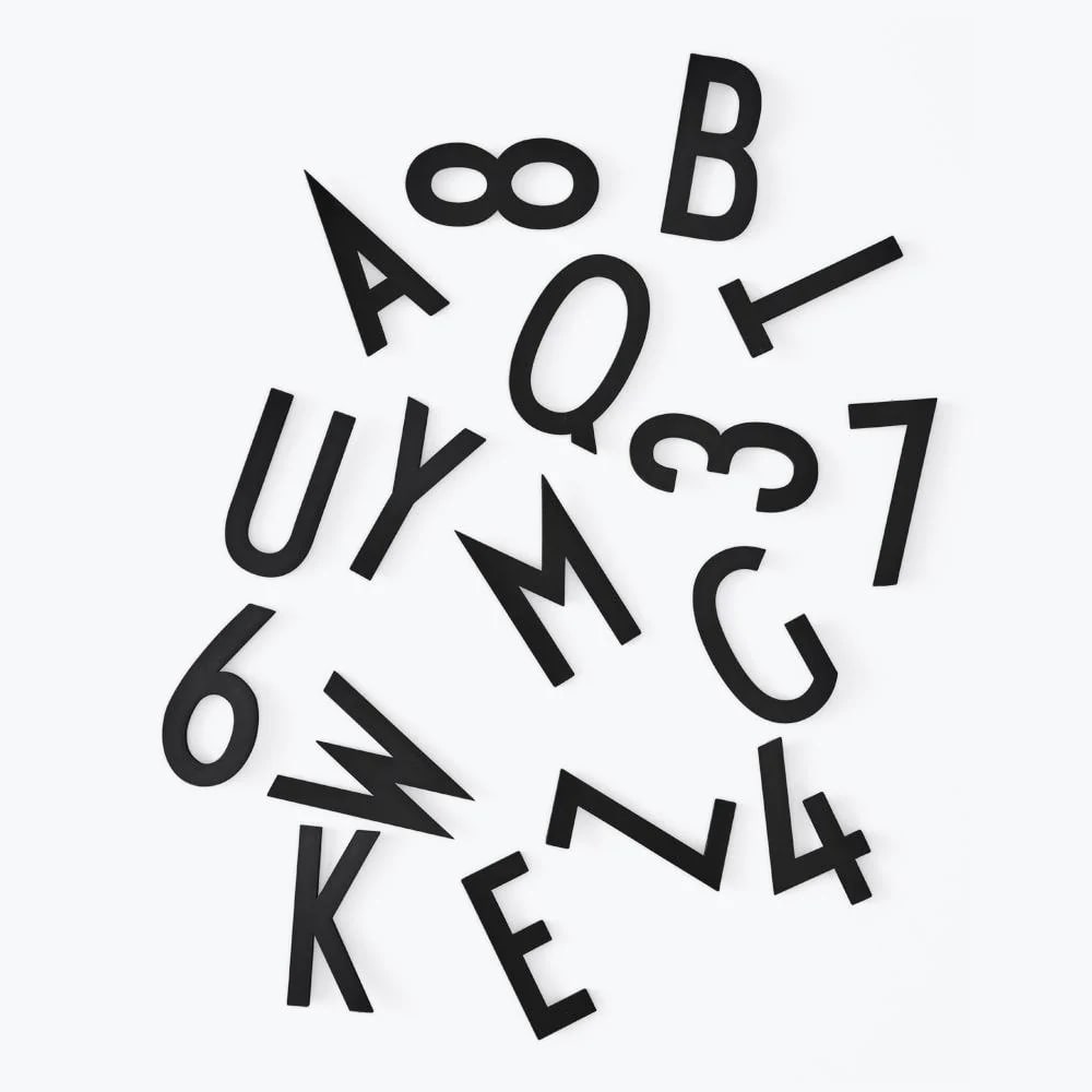 Set de letras Grandes - Negros1