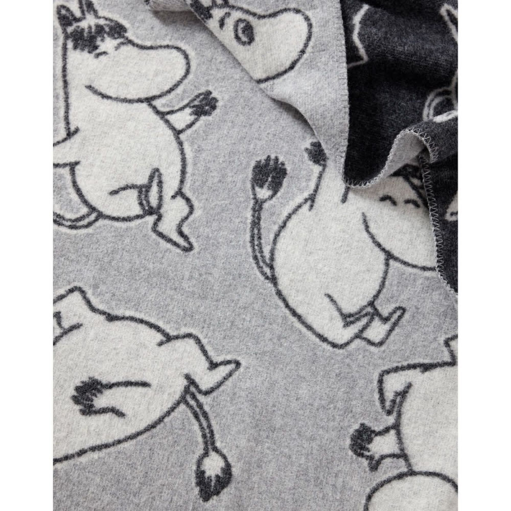 Manta Happy moomin - Gris pequeña1