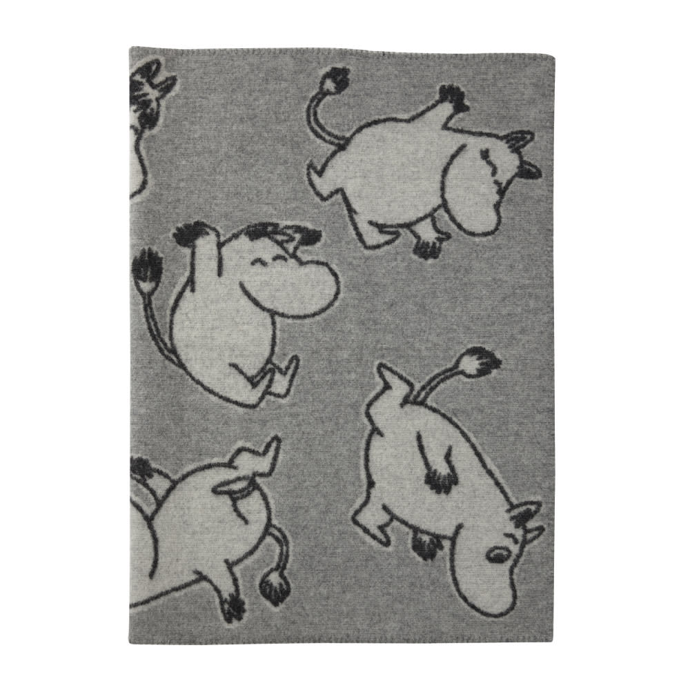 Manta Happy moomin - Gris pequeña2