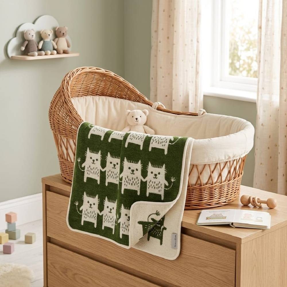 Little Me - Chenille - Verde - Manta Niños2