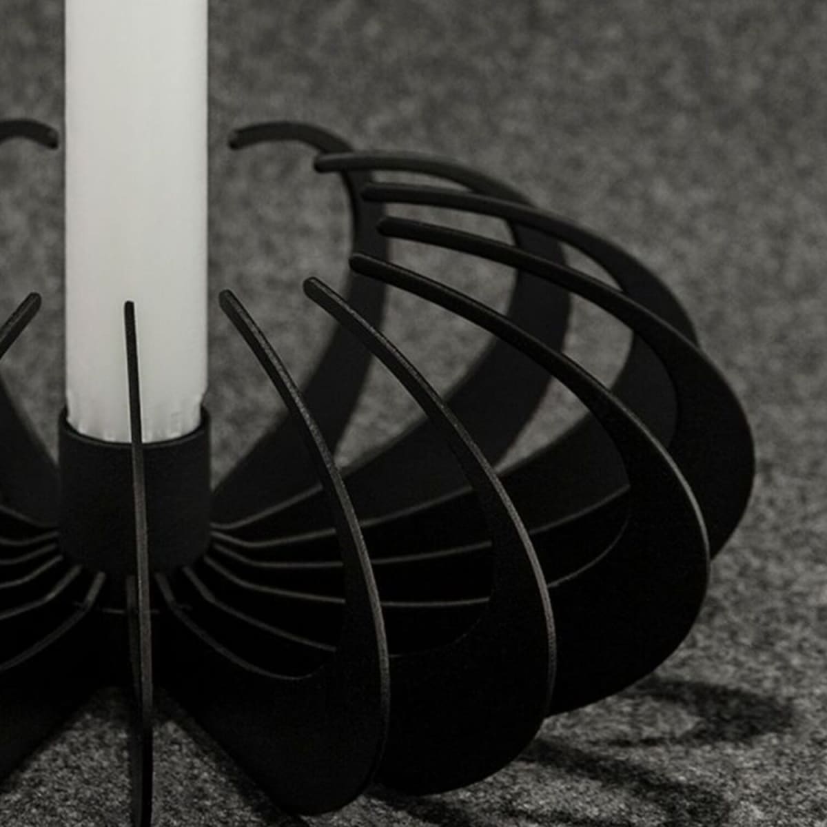 Candelabro Shadow - Negro4