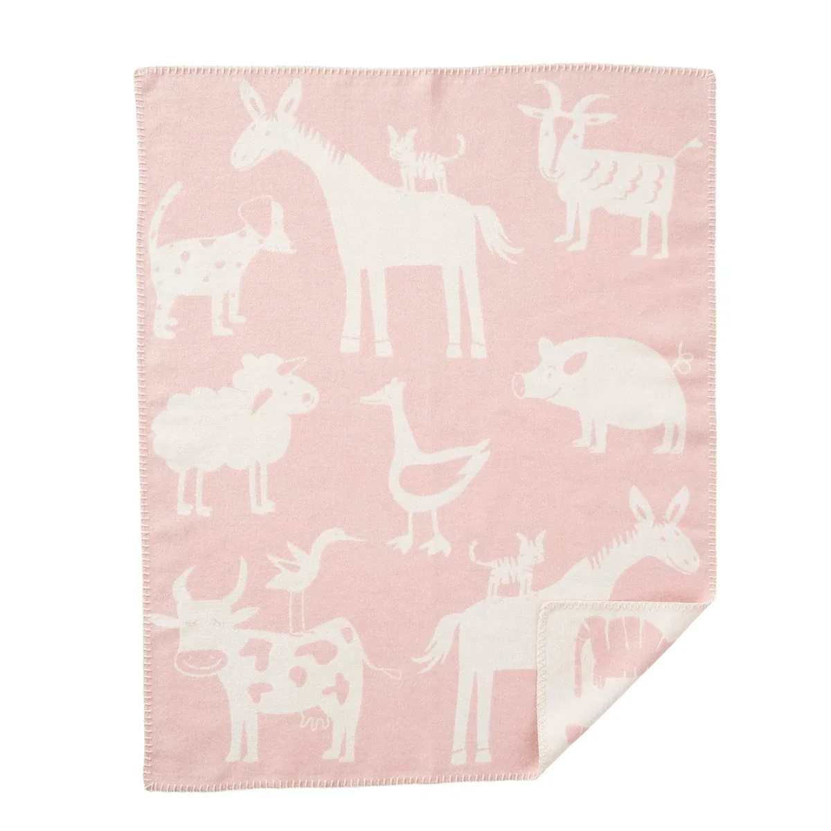 Granja Rosado - Manta para niños1