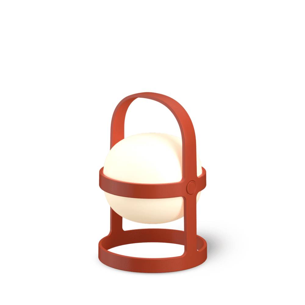 Lámpara solar circular Soft Spot - 18.5 cm - Terracotta2